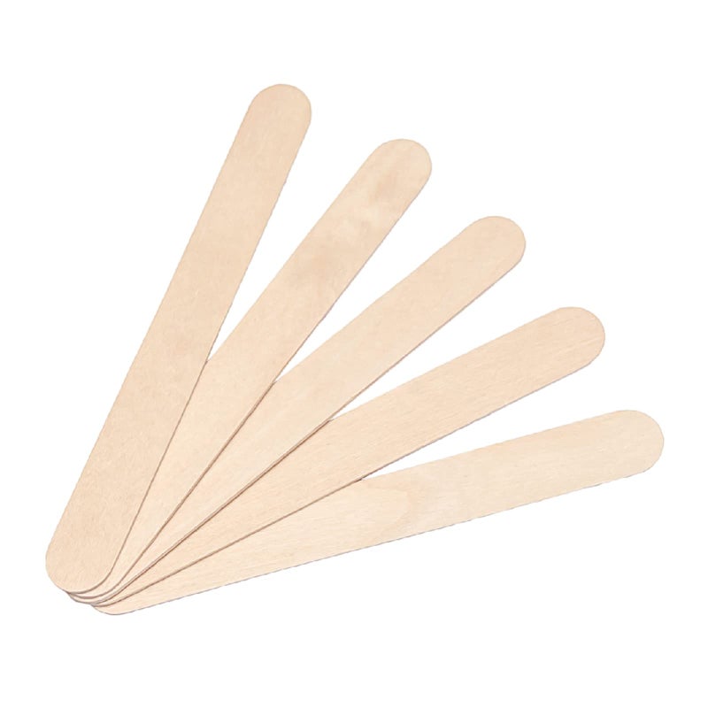 KTOJOY 8 100Pcs Jumbo Wooden Craft Sticks Wooden Popsicle Craft Sticks Stick Treat Sticks Ice Pop Sticks for DIY Crafts Home Art Projects  Classroom Art Supplies - Image 2